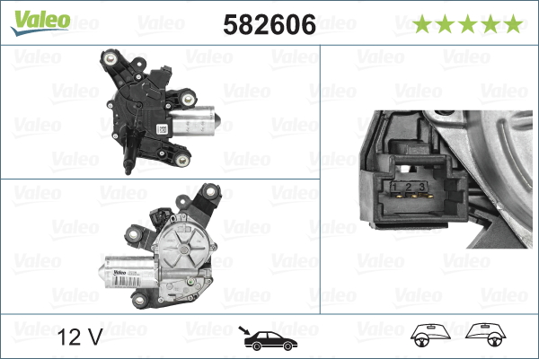 Motor stergator 582606 VALEO